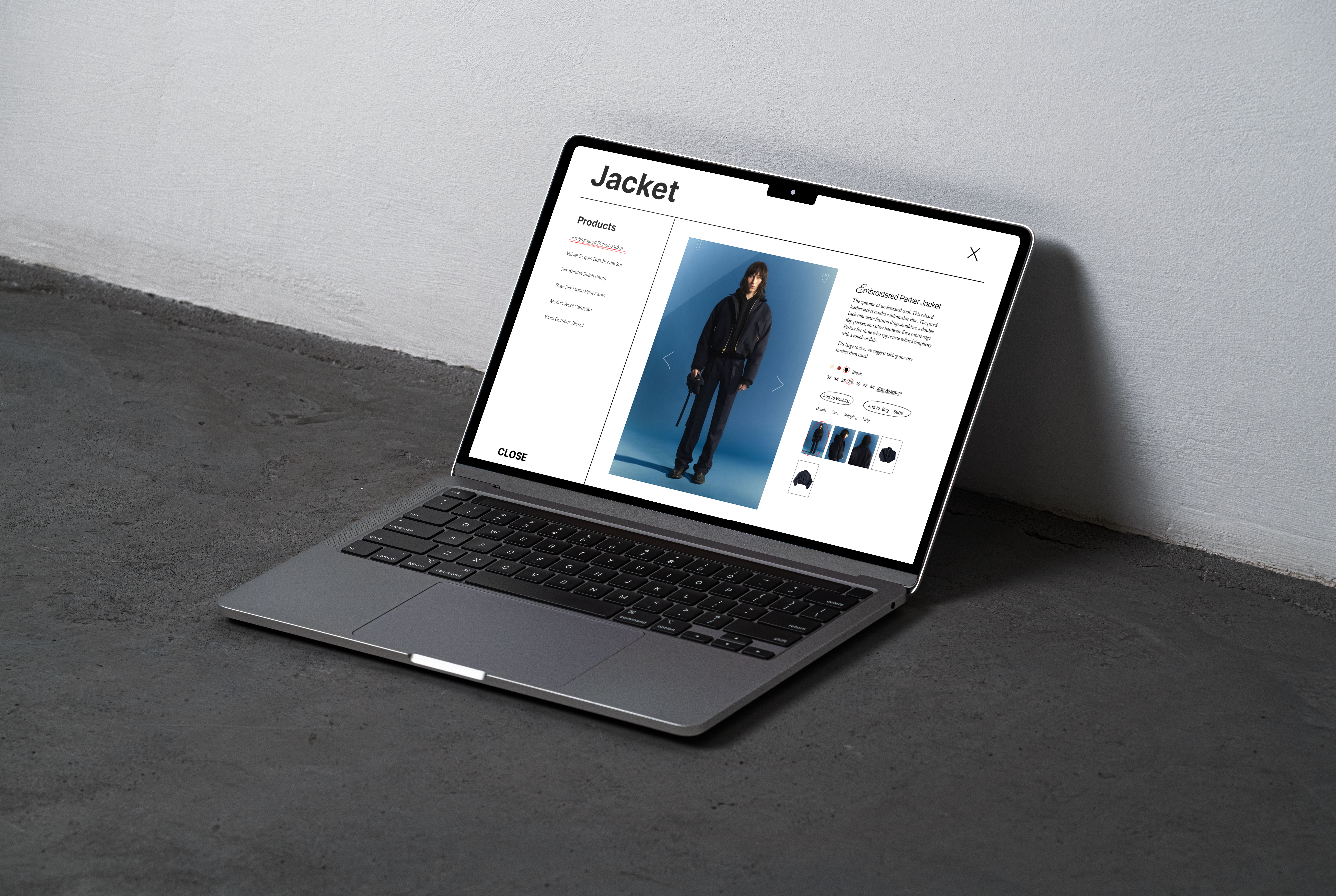 Search Mockup Laptop